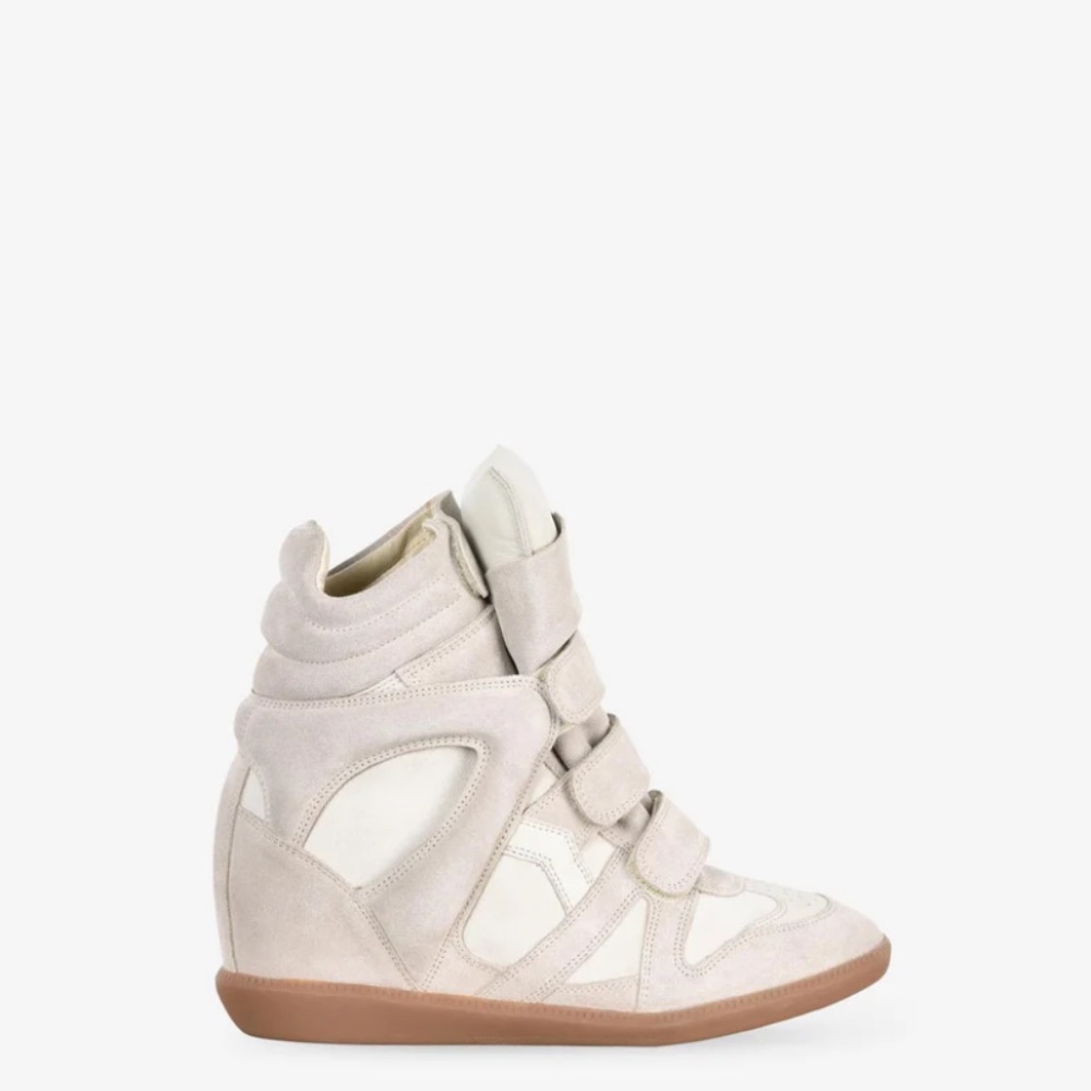 Isabel Marant Bekett Leather Sneaker Wedges - Picture 7 of 16